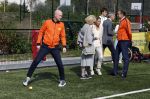 Amsterdam 21 september 2022
Koning Willem Alexander bezoekt sportdag van de Johan Cruyff foundation op de toekomst en in de Johan Cruyff Arena . Danny Cruyff Jordi Cruyff en zijn dochter Susila .