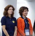 Amsterdam 21 september 2022
Koning Willem Alexander bezoekt sportdag van de Johan Cruyff foundation op de toekomst en in de Johan Cruyff Arena . Danny Cruyff Jordi Cruyff en zijn dochter Susila . Evelyne de Bruin en Barbara Barend