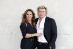 Ijmuiden 4 oktober 2022
Persconferentie in het pand / loods van Hans Klok .
Hans met Sittah Koene