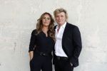 Ijmuiden 4 oktober 2022
Persconferentie in het pand / loods van Hans Klok .
Hans met Sittah Koene