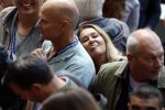 Amsterdam 21 september 2022
Koning Willem Alexander bezoekt sportdag van de Johan Cruyff foundation op de toekomst en in de Johan Cruyff Arena . Danny Cruyff Jordi Cruyff en zijn dochter Susila . Irene Avogadri