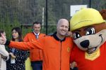 Amsterdam 21 september 2022
Koning Willem Alexander bezoekt sportdag van de Johan Cruyff foundation op de toekomst en in de Johan Cruyff Arena . Danny Cruyff Jordi Cruyff en zijn dochter Susila .