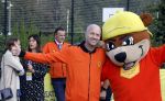 Amsterdam 21 september 2022
Koning Willem Alexander bezoekt sportdag van de Johan Cruyff foundation op de toekomst en in de Johan Cruyff Arena . Danny Cruyff Jordi Cruyff en zijn dochter Susila .