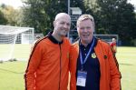 Amsterdam 21 september 2022
Koning Willem Alexander bezoekt sportdag van de Johan Cruyff foundation op de toekomst en in de Johan Cruyff Arena . Danny Cruyff Jordi Cruyff en zijn dochter Susila . Jordi Cruyff en Ronald Koeman