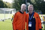 Amsterdam 21 september 2022
Koning Willem Alexander bezoekt sportdag van de Johan Cruyff foundation op de toekomst en in de Johan Cruyff Arena . Danny Cruyff Jordi Cruyff en zijn dochter Susila . Jordi Cruyff en Ronald Koeman