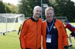 Amsterdam 21 september 2022
Koning Willem Alexander bezoekt sportdag van de Johan Cruyff foundation op de toekomst en in de Johan Cruyff Arena . Danny Cruyff Jordi Cruyff en zijn dochter Susila . Jordi Cruyff en Ronald Koeman