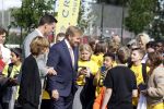 Amsterdam 21 september 2022
Koning Willem Alexander bezoekt sportdag van de Johan Cruyff foundation op de toekomst en in de Johan Cruyff Arena . Danny Cruyff Jordi Cruyff en zijn dochter Susila .