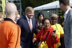 Amsterdam 21 september 2022
Koning Willem Alexander bezoekt sportdag van de Johan Cruyff foundation op de toekomst en in de Johan Cruyff Arena . Danny Cruyff Jordi Cruyff en zijn dochter Susila .