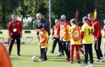 Amsterdam 21 september 2022
Koning Willem Alexander bezoekt sportdag van de Johan Cruyff foundation op de toekomst en in de Johan Cruyff Arena . Danny Cruyff Jordi Cruyff en zijn dochter Susila .