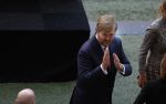 Amsterdam 21 september 2022
Koning Willem Alexander bezoekt sportdag van de Johan Cruyff foundation op de toekomst en in de Johan Cruyff Arena . Danny Cruyff Jordi Cruyff en zijn dochter Susila .