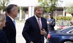 Amsterdam 21 september 2022
Koning Willem Alexander bezoekt sportdag van de Johan Cruyff foundation op de toekomst en in de Johan Cruyff Arena . Danny Cruyff Jordi Cruyff en zijn dochter Susila .