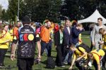 Amsterdam 21 september 2022
Koning Willem Alexander bezoekt sportdag van de Johan Cruyff foundation op de toekomst en in de Johan Cruyff Arena . Danny Cruyff Jordi Cruyff en zijn dochter Susila .