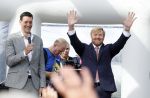Amsterdam 21 september 2022
Koning Willem Alexander bezoekt sportdag van de Johan Cruyff foundation op de toekomst en in de Johan Cruyff Arena . Danny Cruyff Jordi Cruyff en zijn dochter Susila .