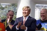 Amsterdam 21 september 2022
Koning Willem Alexander bezoekt sportdag van de Johan Cruyff foundation op de toekomst en in de Johan Cruyff Arena . Danny Cruyff Jordi Cruyff en zijn dochter Susila .