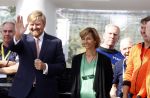 Amsterdam 21 september 2022
Koning Willem Alexander bezoekt sportdag van de Johan Cruyff foundation op de toekomst en in de Johan Cruyff Arena . Danny Cruyff Jordi Cruyff en zijn dochter Susila .