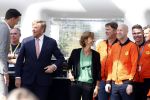 Amsterdam 21 september 2022
Koning Willem Alexander bezoekt sportdag van de Johan Cruyff foundation op de toekomst en in de Johan Cruyff Arena . Danny Cruyff Jordi Cruyff en zijn dochter Susila .