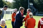 Amsterdam 21 september 2022
Koning Willem Alexander bezoekt sportdag van de Johan Cruyff foundation op de toekomst en in de Johan Cruyff Arena . Danny Cruyff Jordi Cruyff en zijn dochter Susila . Koning Willem Alexander en Ronald Koeman
