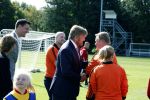 Amsterdam 21 september 2022
Koning Willem Alexander bezoekt sportdag van de Johan Cruyff foundation op de toekomst en in de Johan Cruyff Arena . Danny Cruyff Jordi Cruyff en zijn dochter Susila . Koning Willem Alexander en Ronald Koeman