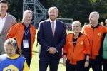 Amsterdam 21 september 2022
Koning Willem Alexander bezoekt sportdag van de Johan Cruyff foundation op de toekomst en in de Johan Cruyff Arena . Danny Cruyff Jordi Cruyff en zijn dochter Susila . Koning Willem Alexander met Ronald Koeman Jordi Cruyff en Sarina Wiegman