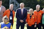 Amsterdam 21 september 2022
Koning Willem Alexander bezoekt sportdag van de Johan Cruyff foundation op de toekomst en in de Johan Cruyff Arena . Danny Cruyff Jordi Cruyff en zijn dochter Susila . Koning Willem Alexander met Ronald Koeman Jordi Cruyff en Sarina Wiegman
