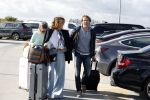 Eindhoven 8 oktober 2022
Leontien Ruiters en haar nieuwe vriend John Huiberts vertrekken samen met zijn dochter vanaf airport Eindhoven voor een vakantie naar ibiza.