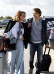 Eindhoven 8 oktober 2022
Leontien Ruiters en haar nieuwe vriend John Huiberts vertrekken samen met zijn dochter vanaf airport Eindhoven voor een vakantie naar ibiza.