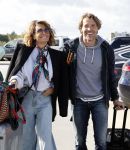 Eindhoven 8 oktober 2022
Leontien Ruiters en haar nieuwe vriend John Huiberts vertrekken samen met zijn dochter vanaf airport Eindhoven voor een vakantie naar ibiza.