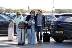 Eindhoven 8 oktober 2022
Leontien Ruiters en haar nieuwe vriend John Huiberts vertrekken samen met zijn dochter vanaf airport Eindhoven voor een vakantie naar ibiza.
