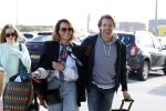Eindhoven 8 oktober 2022
Leontien Ruiters en haar nieuwe vriend John Huiberts vertrekken samen met zijn dochter vanaf airport Eindhoven voor een vakantie naar ibiza.