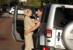 Breuekelen 30 september 2022
Mariska v Kolck met haar nieuwe vriend Vincent kussend in zijn auto