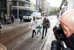 Amsterdam 2 oktober 2022
Premiere de grote sinterklaasfilm gespuis in de speelgoedkluis in Tuschinski. 
Martien Meiland met dochter Montana en kleindochter Clair