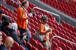 Amsterdam 21 september 2022
Koning Willem Alexander bezoekt sportdag van de Johan Cruyff foundation op de toekomst en in de Johan Cruyff Arena . Danny Cruyff Jordi Cruyff en zijn dochter Susila . Nelli Cooman