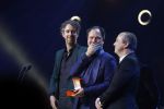 Amsterdam 6 oktober 2022
Uitreiking televizierring 2022 in carre
Niels v d Laan en Jeroen Woe met Miguel Wiels