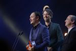 Amsterdam 6 oktober 2022
Uitreiking televizierring 2022 in carre
Niels v d Laan en Jeroen Woe met Miguel Wiels