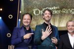Amsterdam 6 oktober 2022
Uitreiking televizierring 2022 in carre
Niels v d Laan en Jeroen Woe met Miguel Wiels