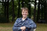 Den Dolder 23 september 2022
Peter Lusse voor zijn huis waar hij heeft gewoond. Hij gaat nu verhuizen naar ander huis