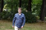 Den Dolder 23 september 2022
Peter Lusse voor zijn huis waar hij heeft gewoond. Hij gaat nu verhuizen naar ander huis