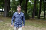 Den Dolder 23 september 2022
Peter Lusse voor zijn huis waar hij heeft gewoond. Hij gaat nu verhuizen naar ander huis