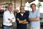 Vinkeveen 5 september 2022
Peter Rijsenbrij Olav Mol en Alexander Stevens van Grand Prix radio bij the Harbour Club Vinkeveen
