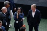 Amsterdam 21 september 2022
Koning Willem Alexander bezoekt sportdag van de Johan Cruyff foundation op de toekomst en in de Johan Cruyff Arena . Danny Cruyff Jordi Cruyff en zijn dochter Susila . Ronald Koeman