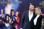 Amsterdam 2 oktober 2022
Premiere de grote sinterklaasfilm gespuis in de speelgoedkluis in Tuschinski. 
Royce de Vries met zijn vrouw Amanda de Vries