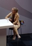 Amsterdam 21 september 2022
Koning Willem Alexander bezoekt sportdag van de Johan Cruyff foundation op de toekomst en in de Johan Cruyff Arena . Danny Cruyff Jordi Cruyff en zijn dochter Susila . Sarina Wiegman