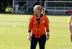 Amsterdam 21 september 2022
Koning Willem Alexander bezoekt sportdag van de Johan Cruyff foundation op de toekomst en in de Johan Cruyff Arena . Danny Cruyff Jordi Cruyff en zijn dochter Susila . sarina Wiegman