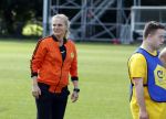 Amsterdam 21 september 2022
Koning Willem Alexander bezoekt sportdag van de Johan Cruyff foundation op de toekomst en in de Johan Cruyff Arena . Danny Cruyff Jordi Cruyff en zijn dochter Susila . sarina Wiegman