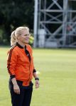 Amsterdam 21 september 2022
Koning Willem Alexander bezoekt sportdag van de Johan Cruyff foundation op de toekomst en in de Johan Cruyff Arena . Danny Cruyff Jordi Cruyff en zijn dochter Susila . sarina Wiegman