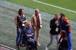 Amsterdam 21 september 2022
Koning Willem Alexander bezoekt sportdag van de Johan Cruyff foundation op de toekomst en in de Johan Cruyff Arena . Danny Cruyff Jordi Cruyff en zijn dochter Susila .
