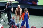 Amsterdam 21 september 2022
Koning Willem Alexander bezoekt sportdag van de Johan Cruyff foundation op de toekomst en in de Johan Cruyff Arena . Danny Cruyff Jordi Cruyff en zijn dochter Susila .