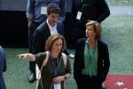 Amsterdam 21 september 2022
Koning Willem Alexander bezoekt sportdag van de Johan Cruyff foundation op de toekomst en in de Johan Cruyff Arena . Danny Cruyff Jordi Cruyff en zijn dochter Susila .