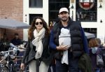 Amsterdam 1 oktober 2022
Thierry Baudet en zijn vrouw Davide Heijmans maken samen voor het eerst wandeling met hun zoontje die vorige week is geboren.