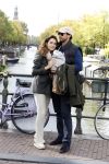 Amsterdam 1 oktober 2022
Thierry Baudet en zijn vrouw Davide Heijmans maken samen voor het eerst wandeling met hun zoontje die vorige week is geboren.
